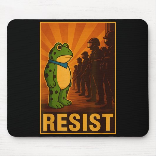 Frog Resist Rtland Frog Protest - Rtland Frog Acti Mousepad (Vorne)