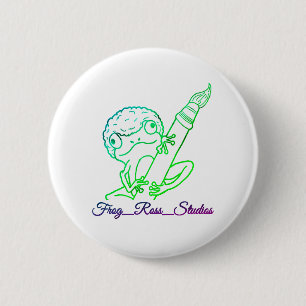 Frog Ross Studios Logo Button/ Button