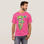 Frog Running Runner Fitness T-Shirt (Vorne ganz)