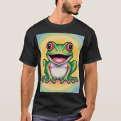 Frog’s Gentle Smile T-Shirt (Vorderseite)