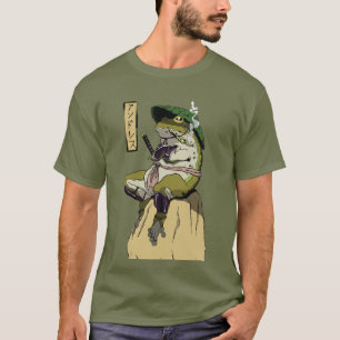 Frog Samurais Sieg bei der Morgendämmerung T-Shirt