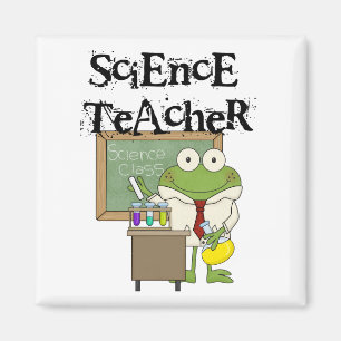 Frog Science Teacher Magnet
