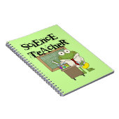 Frog Science Teacher Notizblock (Rechte Seite)