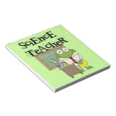 Frog Science Teacher Notizblock (angewinkelt)
