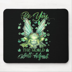 Frog Sei du, die Welt wird den St. Patricks Tag an Mousepad