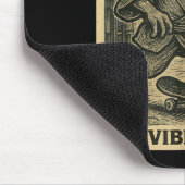 Frog Skateboard Gotta Go The Vibes Are Off Funny G Mousepad (Ecke)