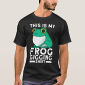 Frog Slayer Bullfrog Hunting Gigging Frogging T-Shirt (Vorderseite)