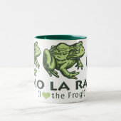 frog_Spanish_2 Zweifarbige Tasse (Mittel)