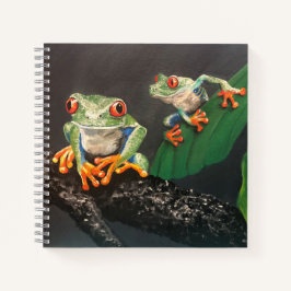 Frog Spiral Notebook Notizblock