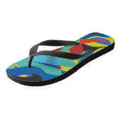 Frog Splash Color Pop Flip Flops Badesandalen (Schrägansicht)