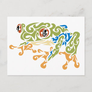 Frog Squirels Postkarte