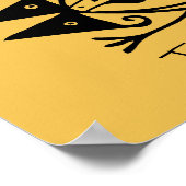 Frog Stammesgeist Kunst Argentinien Volkskunst Poster (Ecke)