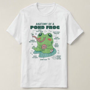 Frog Süße Tier Anatomie T-Shirt