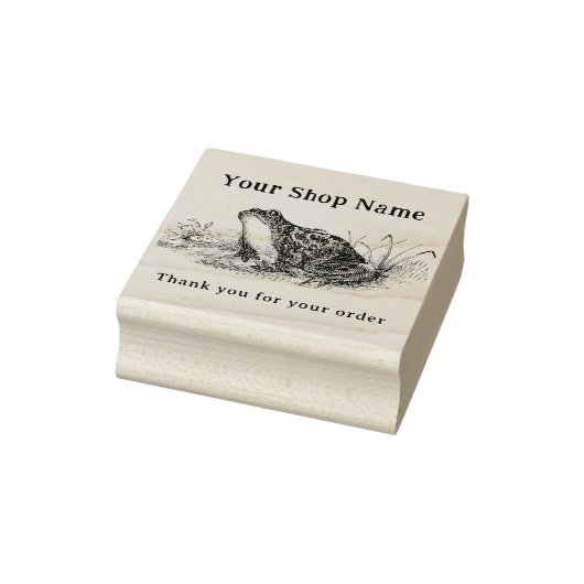 Frog-Template für kleine Unternehmen Gummistempel (Stempel)