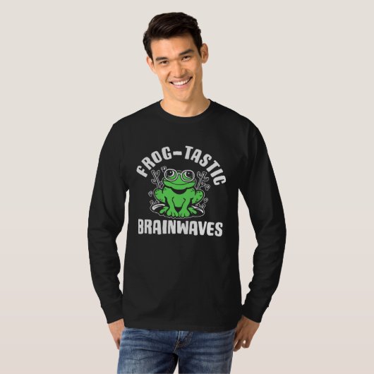 Frog Toad  Frog tastic Brainwaves T-Shirt (Vorne ganz)