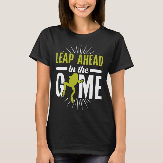 Frog Toad Leap im Spiel T-Shirt (Vorderseite)