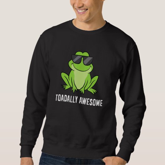 Frog Toadally Awesome Love Frogs Sweatshirt (Vorderseite)