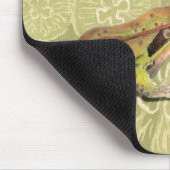Frog und Dragonfly auf Water Lilies Mousepad (Ecke)