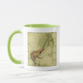Frog und Dragonfly auf Water Lilies Tasse (Links)
