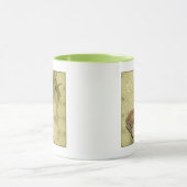 Frog und Dragonfly auf Water Lilies Tasse (Zentrum)