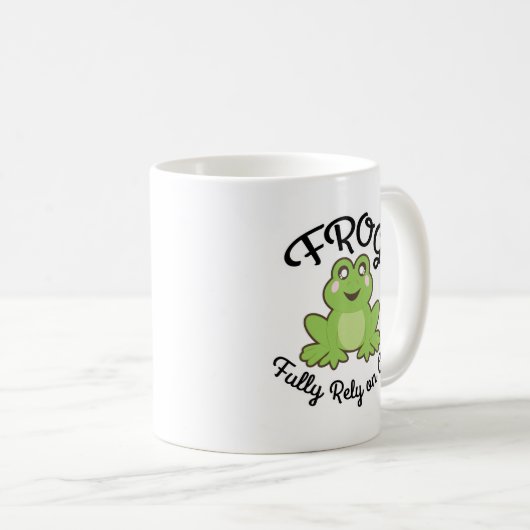 FROG - Verlass dich auf Gott Kaffeetasse (VorderseiteRechts)