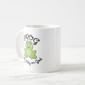 FROG - Verlass dich auf Gott Kaffeetasse (Vorderseite Links)
