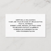 FROG verlässt sich voll und ganz auf Gott Christli Visitenkarte (Rückseite)