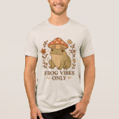 Frog Vibes Only Tri-Blend Shirt (Vorderseite)