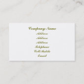 FROG VISITENKARTE (Rückseite)