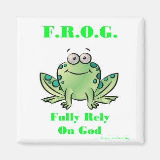 FROG (Voll auf Gott angewiesen) Magnet