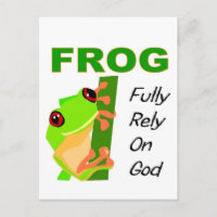 FROG, Voll auf Gott angewiesen