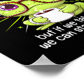 Frog We May Not Party Like We Used To But If We Ta Poster (Ecke)