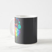 Frog Wearing Headphones And Sungles Edm Rave Desig Kaffeetasse (Vorderseite Links)