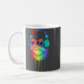 Frog Wearing Headphones And Sungles Edm Rave Desig Kaffeetasse (Links)