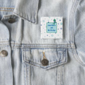 Frog Wearing Jeans Button (Beispiel)