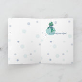 Frog Wearing Jeans Vielen Dank Dankeskarte (Innenseite)