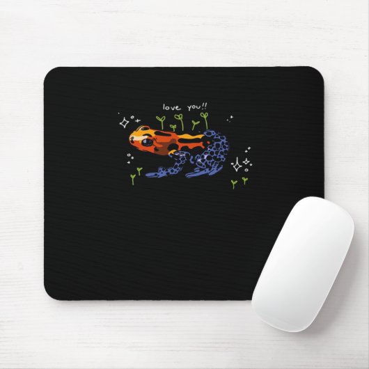 Frog Who Loves You Simple Classic Style Mousepad (Mit Mouse)