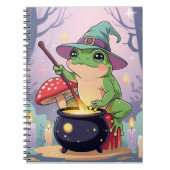 Frog Witch Journal – Kawaii Potion Frog  Notizblock (Vorderseite)