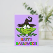 FROG WITCH POSTKARTE (Stehend Vorderseite)