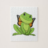 Frog with Butterfly Puzzle (Vertikal)