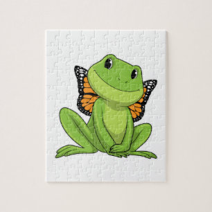 Frog with Butterfly Puzzle