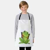 Frog with Butterfly Schürze (Getragen)