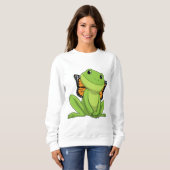 Frog with Butterfly Sweatshirt (Vorne ganz)