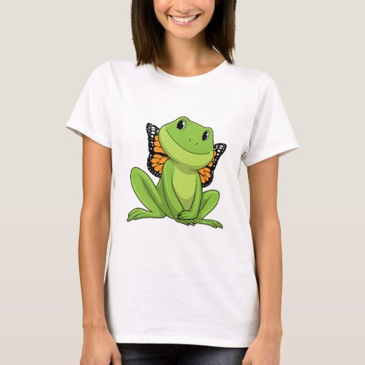 Frog with Butterfly T-Shirt (Vorderseite)