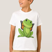 Frog with Butterfly T-Shirt (Vorderseite)