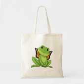Frog with Butterfly Tragetasche (Vorne)