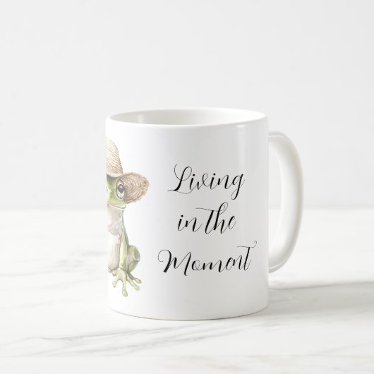 Frog with Hat Kaffeetasse (VorderseiteRechts)