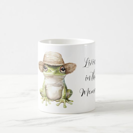 Frog with Hat Kaffeetasse (Mittel)