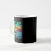 Frog Worlds Best Toad Catcher Funny Amphibien Jagd Kaffeetasse (Vorderseite Links)