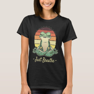 Frog Yoga Meditation Pilates Animal Toad Zen T-Shirt